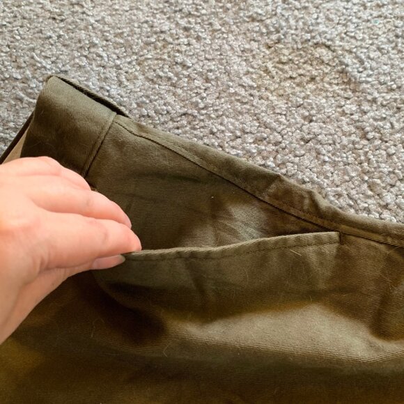 NWT J. CREW FACTORY OLIVE GREEN SLIM-FIT FLEX PANTS - SIZE 34 x 30 - Picture 7 of 15